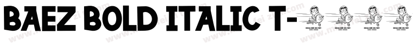 Baez Bold Italic T字体转换